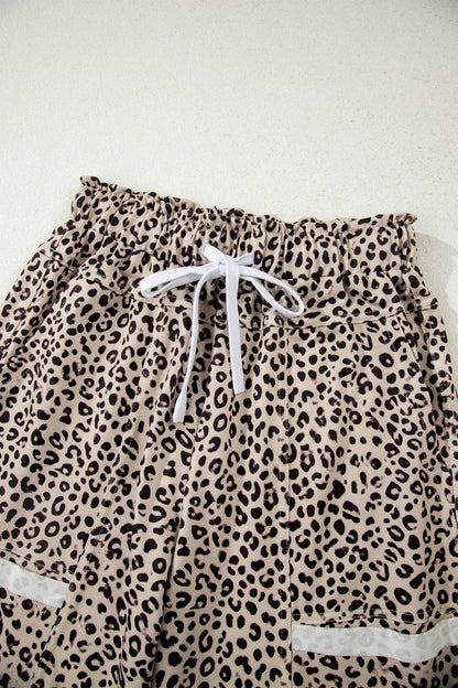 Leopard Knit Pants