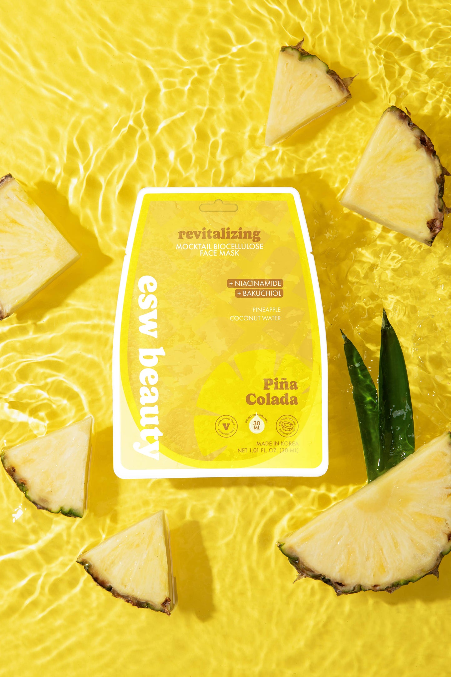 Piña Colada Revitalizing Mocktail Mask