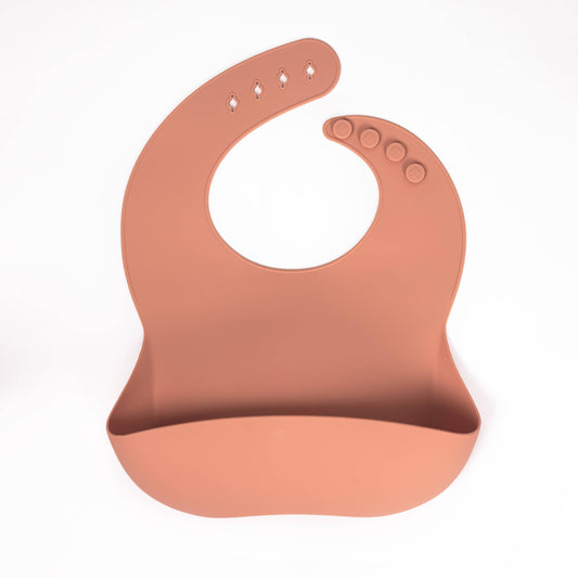 Silicone Bib / Terracotta