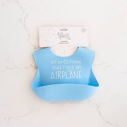 Silicone Bib / Not An Airplane