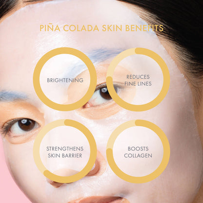 Piña Colada Revitalizing Mocktail Mask