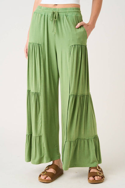 Matcha Tiered Pants