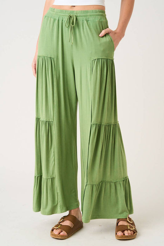 Matcha Tiered Pants