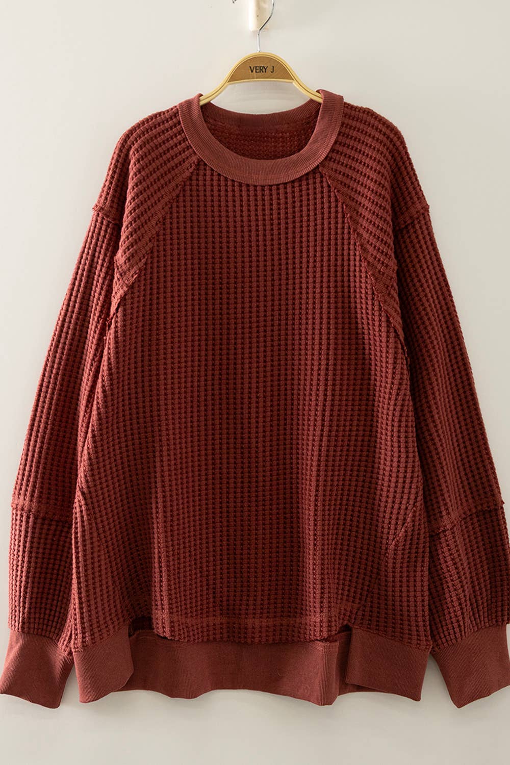 Waffle Pullover