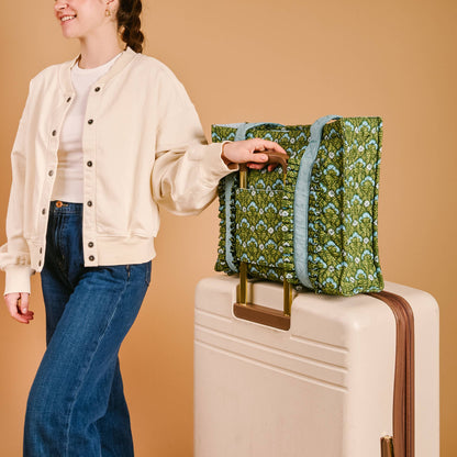 Everbloom Quilted Tote Bag