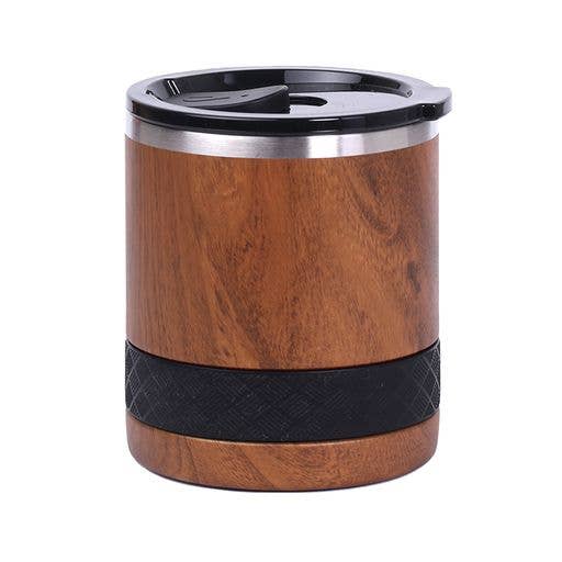 On The Rocks 10oz Lowball Teakwood Cup