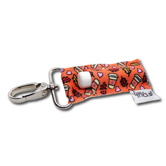 Fall Sips LippyClip® Lip Balm Holder for Chapstick