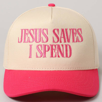 JESUS SAVES I SPEND Trucker Hat