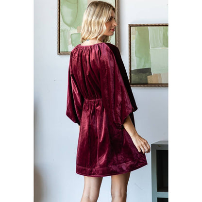 Make A Statement Velvet Dress