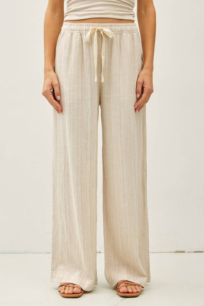 Wide Leg Linen Pants