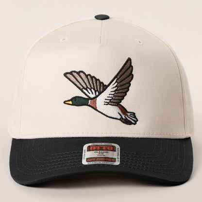 Flying Mallard Embroidered Hat