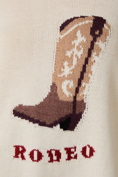 Let’s Rodeo Graphic Sweater
