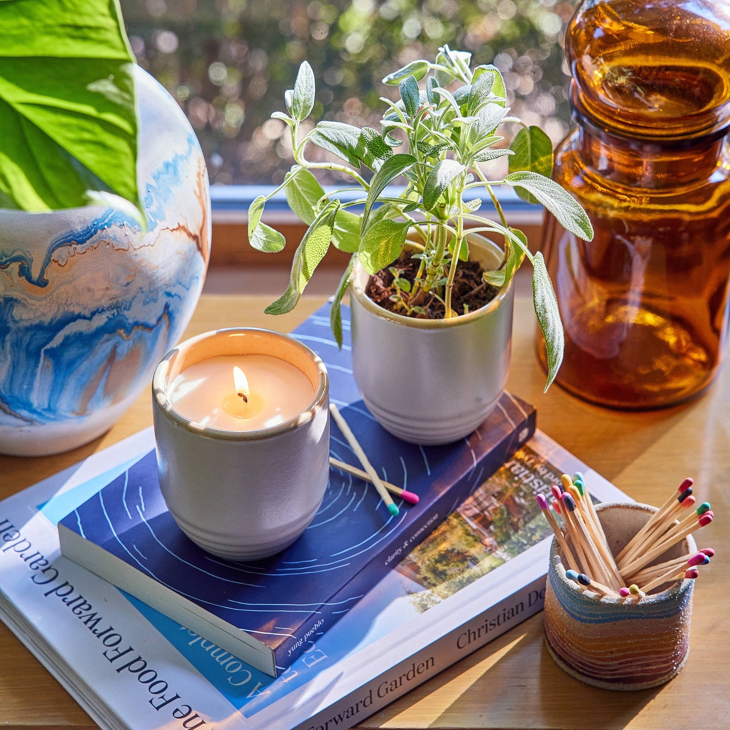Garden Vibes Candle/Planter 2-in-1