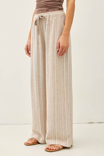 Wide Leg Linen Pants