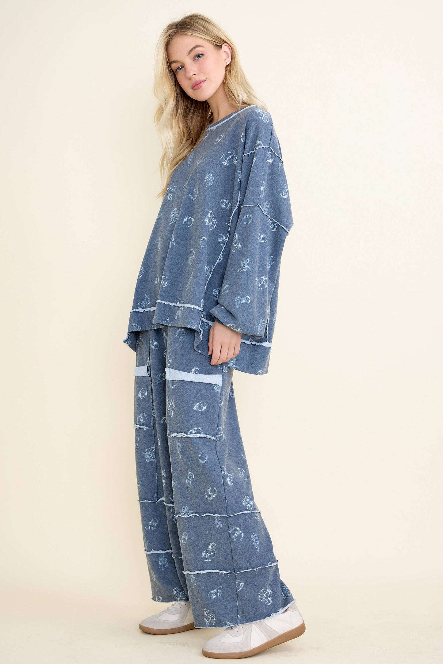 Western Graphic Comfy Pants