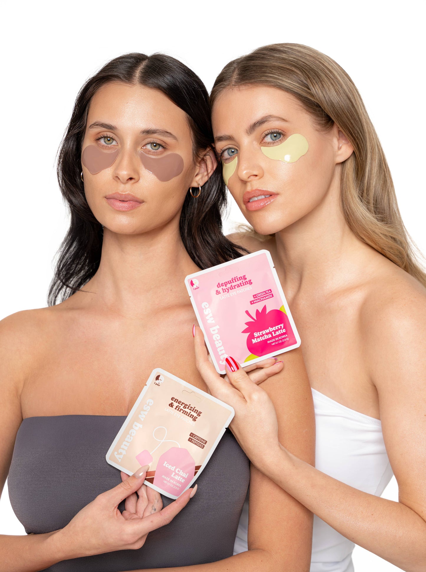 Strawberry Matcha Latte Eye Patches
