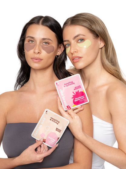 Strawberry Matcha Latte Eye Patches