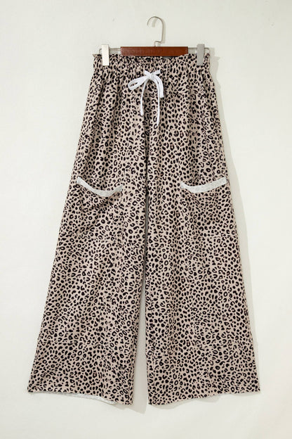 Leopard Knit Pants