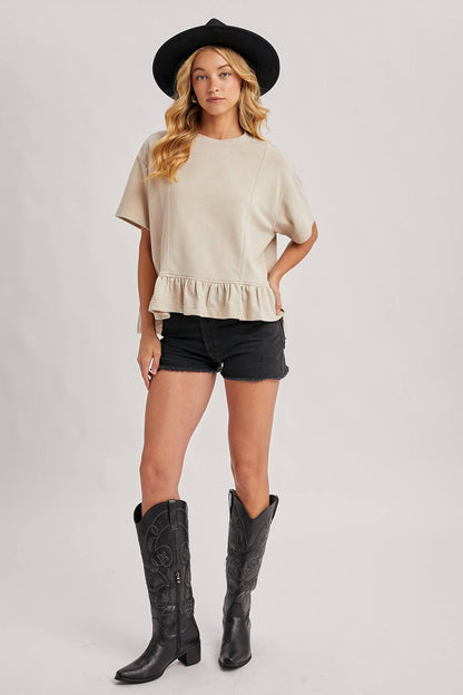 Peplum Chic Top