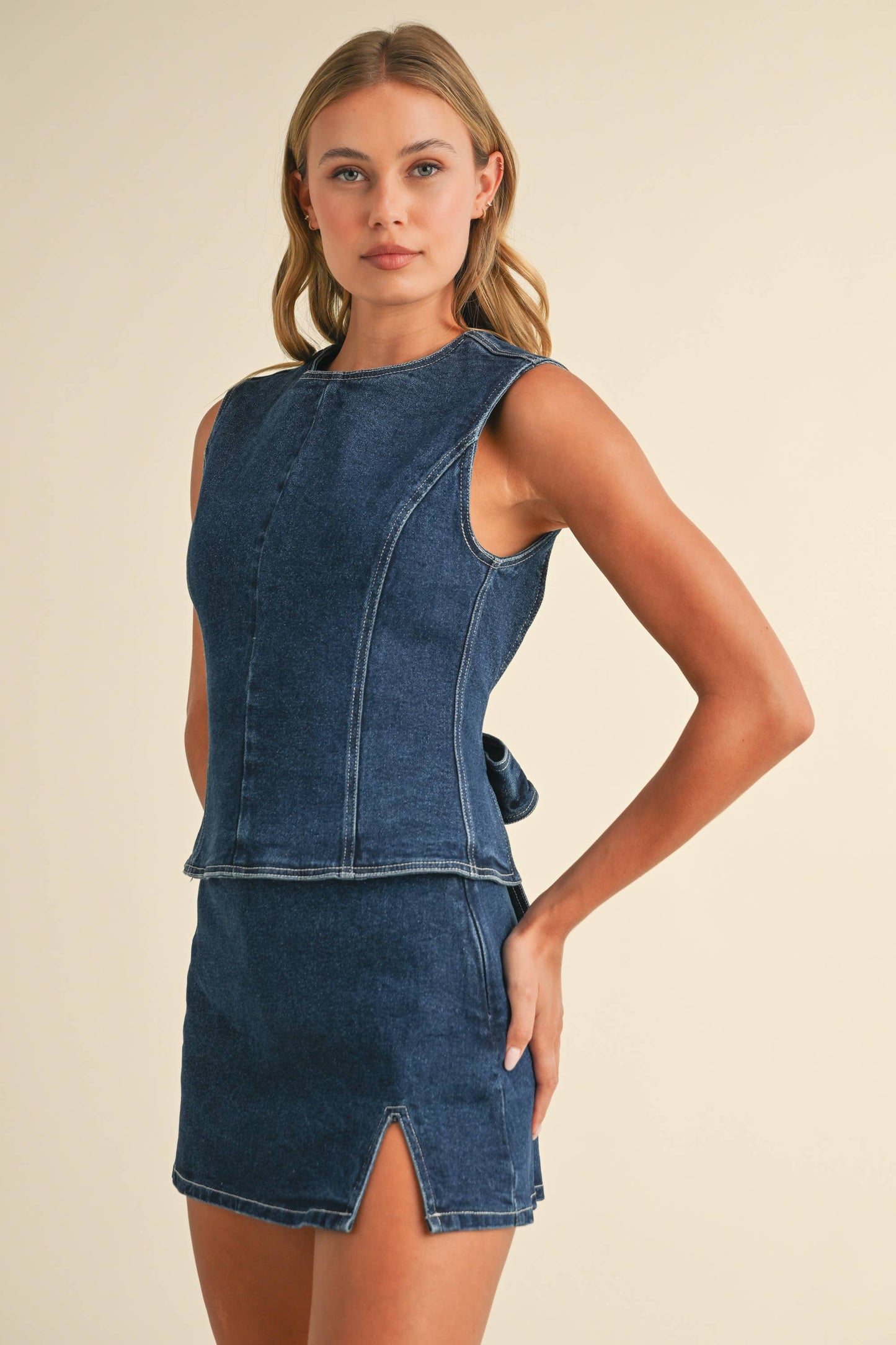 Turning Heads Denim Mini Set
