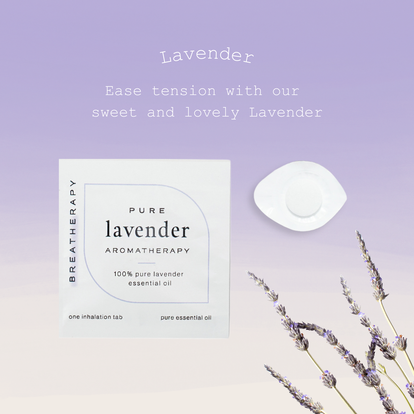 LAVENDER Relaxing Aromatherapy Inhaler Patches