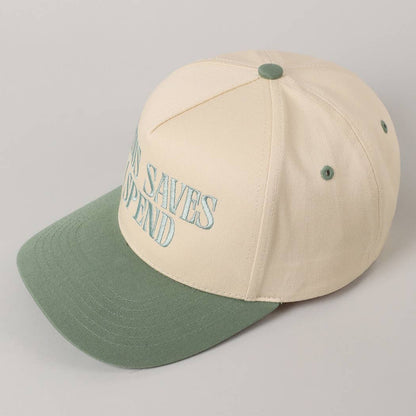 JESUS SAVES I SPEND Trucker Hat
