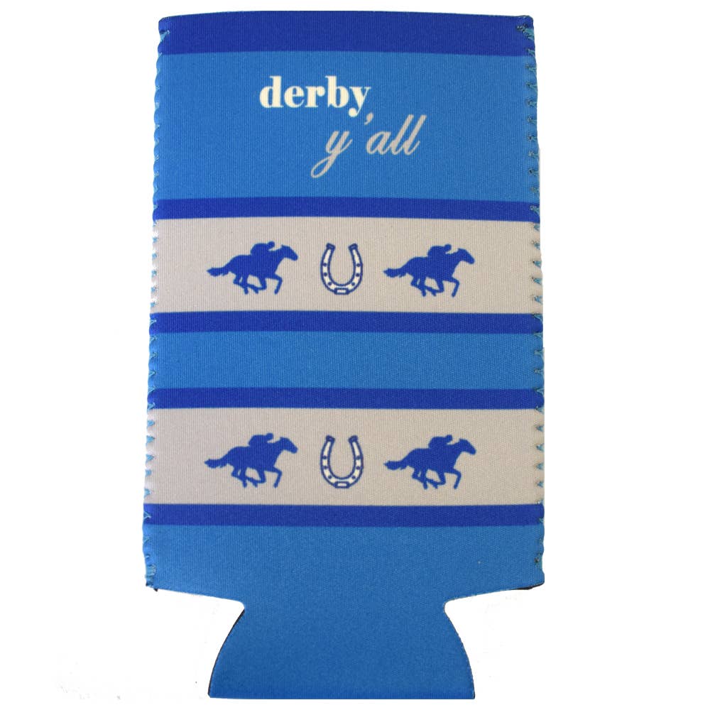 Derby Y'all Slim Koozie