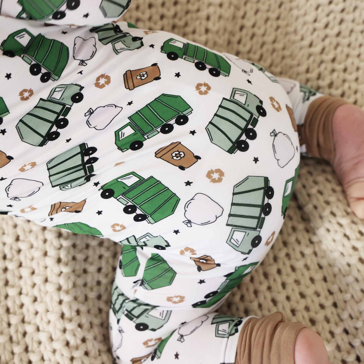 Clean Up Crew Bamboo Zip Romper