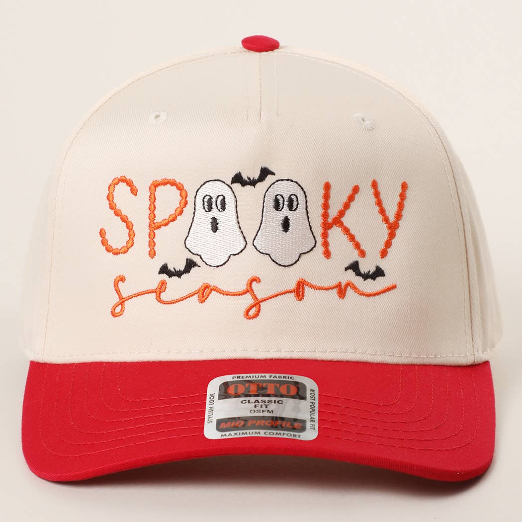 SPOOKY Season Embroidered Hat