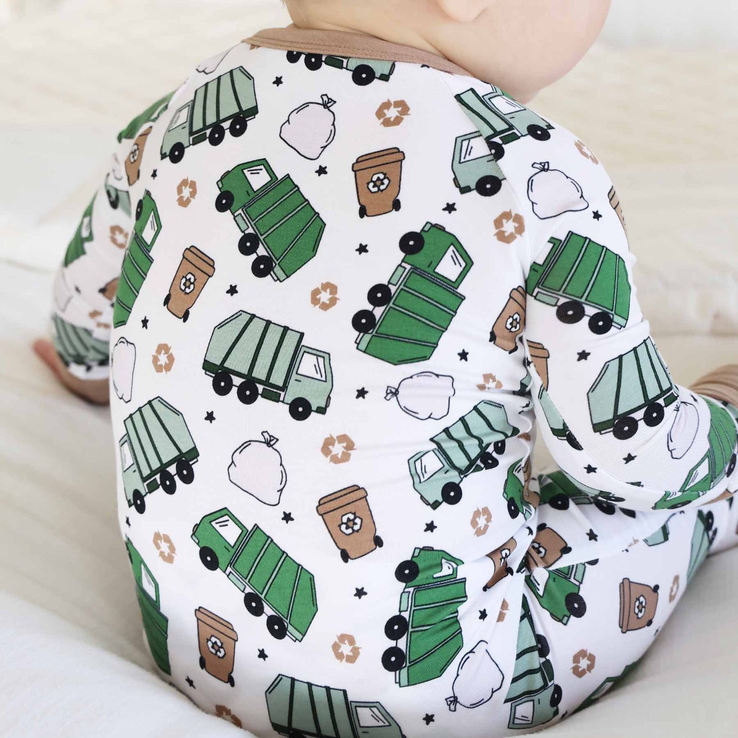 Clean Up Crew Bamboo Zip Romper