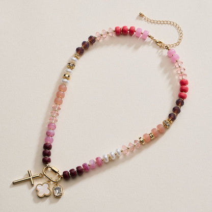 Make A Statement Beaded Necklace