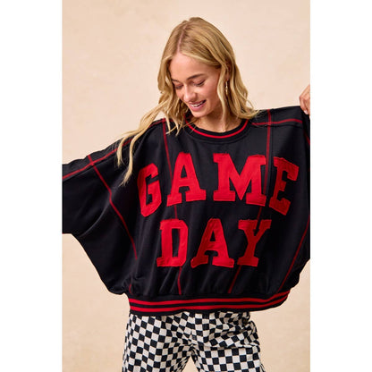Gameday Patchwork Top