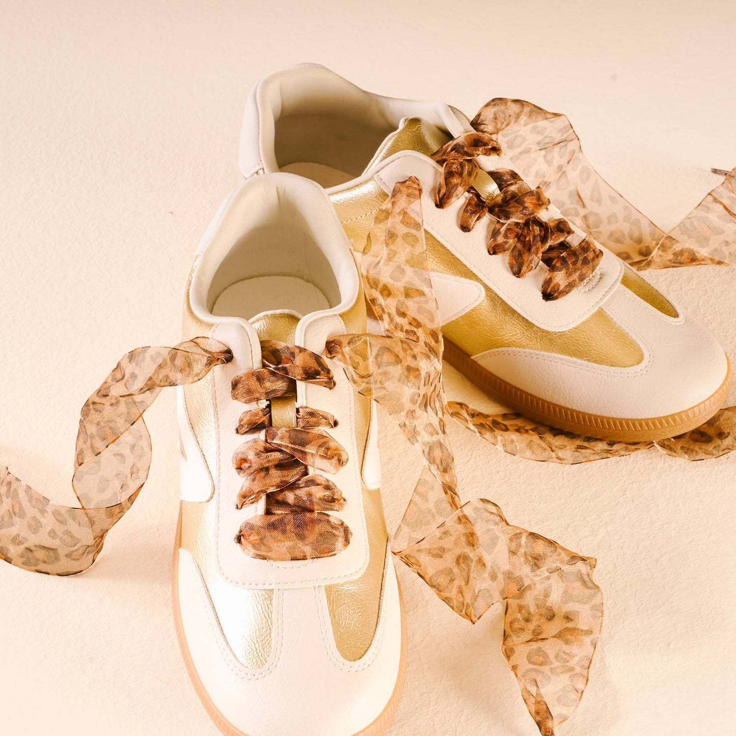 Step It Up Shoelaces-Sheer Cheetah
