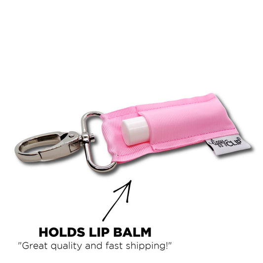 Baby Pink LippyClip® Lip Balm Holder for Chapstick
