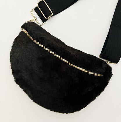 Butter Soft Furry Sling Bag